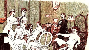 Retro erotic drawings