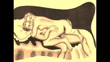 Retro erotic drawings
