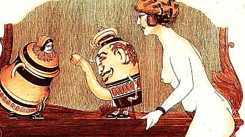 Retro erotic drawings