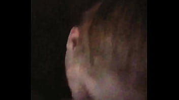 Redhead eats the load