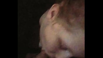 Redhead eats the load