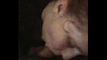 Redhead eats the load