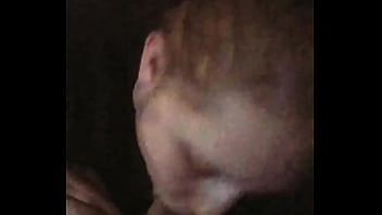 Redhead eats the load