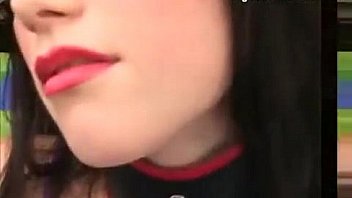 Girl in collar and high heels fucked in ass