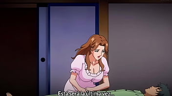 Una madre muy protectora le da calor a su hijo