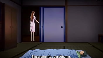 Una madre muy protectora le da calor a su hijo