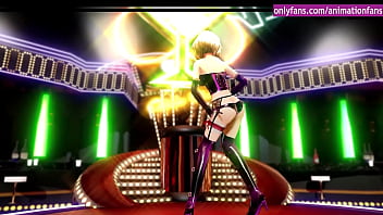 Anime girl undressing