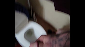 Bathroom cock jerking till i cum