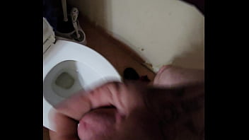 Bathroom Cock Jerking Till I Cum thumbnail