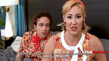 The scene filmed infront of live audience sitcom style