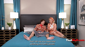 The scene filmed infront of live audience sitcom style