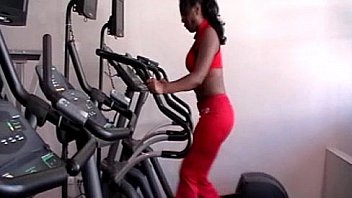 Hot workout and sexy steamy shower