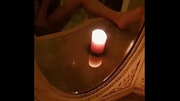 Masturbating in vintage mirrors