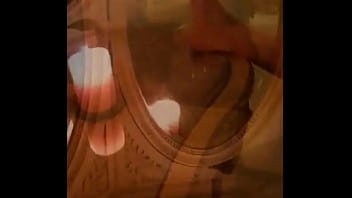 Masturbating in vintage mirrors