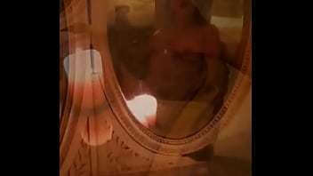 Masturbating in vintage mirrors