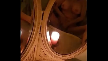 Masturbating in vintage mirrors