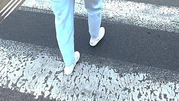 Valentina wetting jeans 3 times at the fortress park