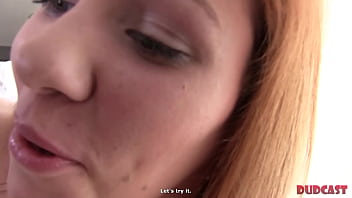 Sanny fox porn movie director shoots hot scene with winsome redhead