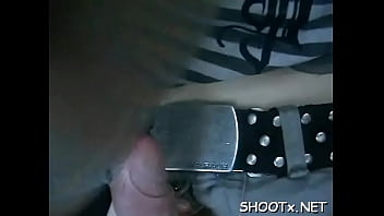 Spicy brunette tanya banged hard