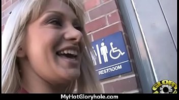 Black girl have surprise gloryhole 10