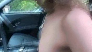 Teen Gf Strips In A Car thumbnail
