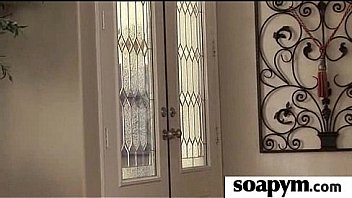 Beautiful masseuse gives an amazing soapy massage 10