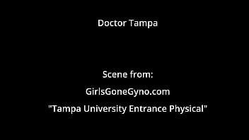 Freshman gets mandatory hitachi orgasm from doctor tampa phoenix rose