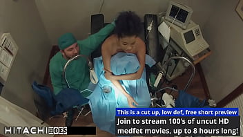 Freshman gets mandatory hitachi orgasm from doctor tampa phoenix rose