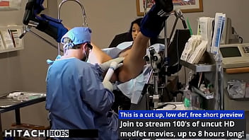 Freshman gets mandatory hitachi orgasm from doctor tampa phoenix rose