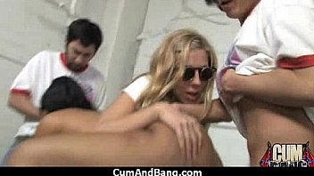 Crazy group interracial blowjob wow 28