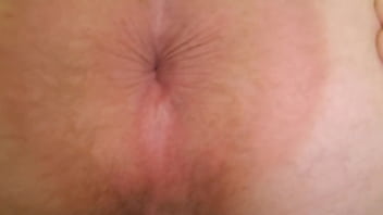 Underwear show close up of dick and anus