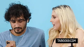 Sexy Milf Stepmother Convince Her Stepson Instead Of Playing Video Games To Exercise His Dick On Her Pussy thumbnail