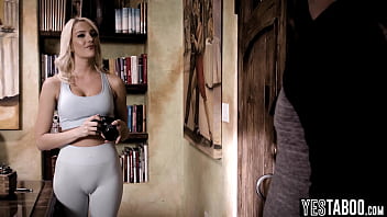 Big Boobs Blonde Matchmaker Milf Seduces And Fucks A Stud Customer thumbnail