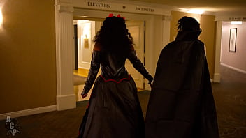 Gibby the clown & jayla page fuck hard on halloween after he turned her out