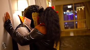 Gibby the clown & jayla page fuck hard on halloween after he turned her out