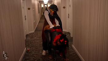 Gibby the clown & jayla page fuck hard on halloween after he turned her out