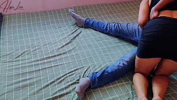 With secretary after work sex