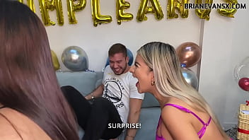 My birthday gift is a foursome with three horny colombian latinas