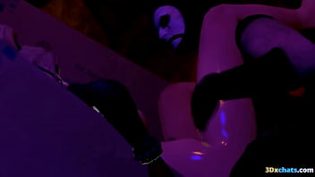 Teen with pigtails is throatfucked and creampied