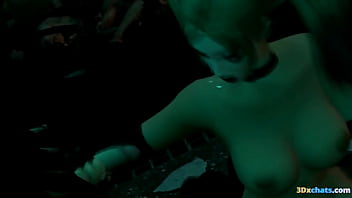 Teen with pigtails is throatfucked and creampied