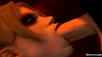 Teen with pigtails is throatfucked and creampied