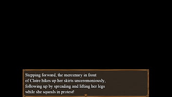 A claire plays claires a porn game lets play claire gets fucked by guards and becomes their sex many sexy ensues