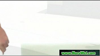 Japanese nuru massage and hardcore fuck on air matress 09