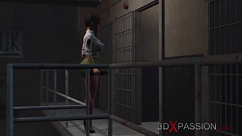 Female Prison Officer Lesbian Plays With Harley Quinn thumbnail