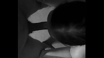 Wife on knees giving blowjob