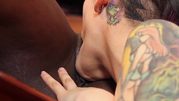 Interracial Lesbian Couple Fingers On Pool Table thumbnail