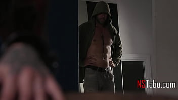 Thank you for the pounding sir can i like your cum off my body please