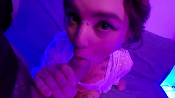 Cute alt teen fucks lucky guy and ends with her mouth filled with creamy cum free