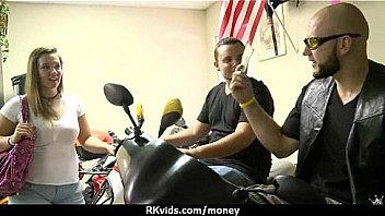 Cute teen suck and fucked for cash 22