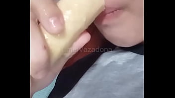 Engoli minha banana todinha